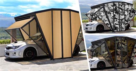 Gazebox Car Revolutionary Foldable Carport Garage For Your Auto