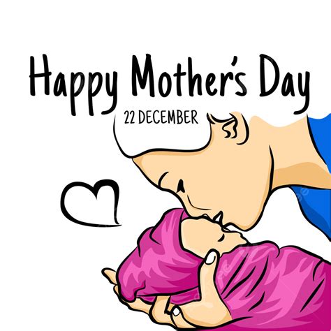 Happy Mothers Day Png Image Hand Drawn Happy Mothers Day Cartoon Clip
