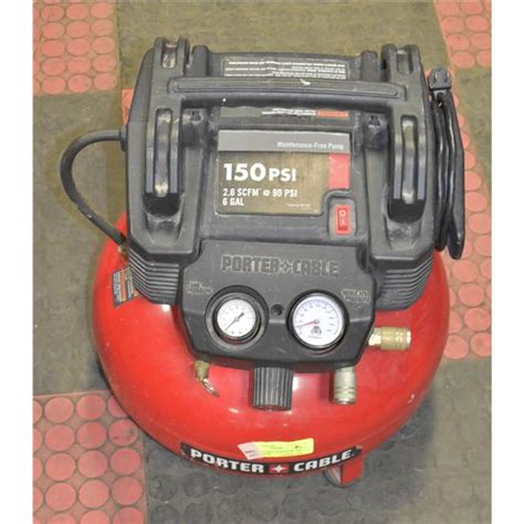 Porter Cable 150 Psi 6 Gal Air Compressor Kastner Auctions