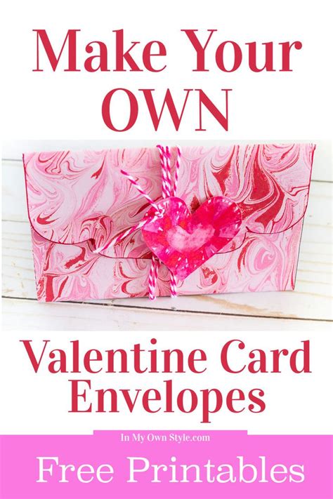 Printable Valentine Hearts And Envelopes Card Envelopes Valentines