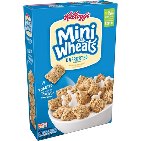 Kelloggs Mini Wheats Breakfast Cereal Unfrosted 18 Oz