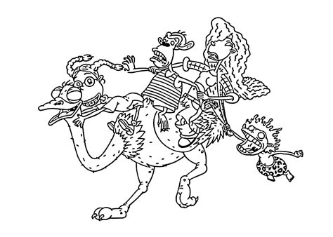 Elizabeth Darwin And Lion For Kids Printable Free The Wild Thornberrys