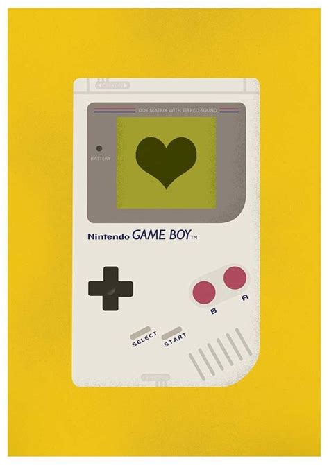 Gameboy Poster Geekery Retro Gaming Wall Art Restyle Shop