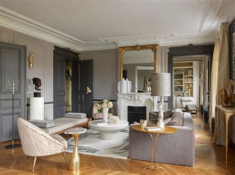Elegant And Precious Parisian Interior Design Make House Cool