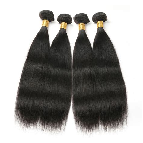 12a 100 unprocessed raw brazilian virgin hair straight bundle 1b natural black rose hair