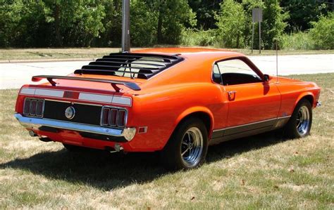 Our goal is to provide the highest quality automotive photo archives available online. Calypso Coral Orange Red 1970 Mach 1 Ford Mustang Fastback ...