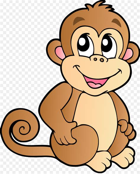 Baby Monkeys Chimpanzee Cartoon Clip Art Monkey Png Download 1313