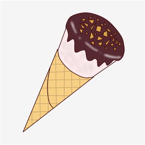 Ice Cream Cones PNG Image Chocolate Cone Ice Cream Cone Clipart Summer Cold Drink Chocolate