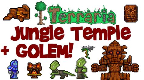 Jungle Temple Golem Guide 13 Terraria Lihzahrd Altar Boss Fight
