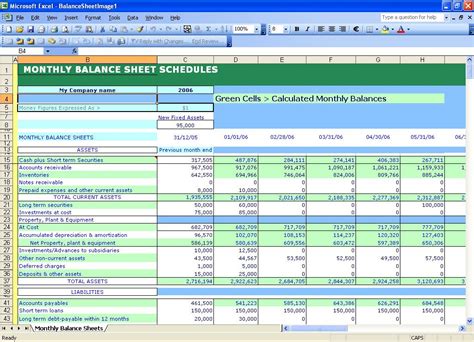 Balance Sheet Template Free Instant Balance Sheets Excel Templates