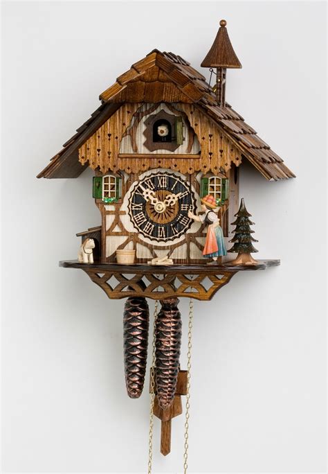 Original Handmade Black Forest Cuckoo Clock Made In Germany 2 1294