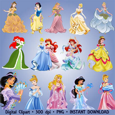 Bring The Magic Of Disney Princesses To Life With Disney Princess Cliparts