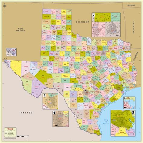 Texas Zip Code Map Printable Mobil Pribadi