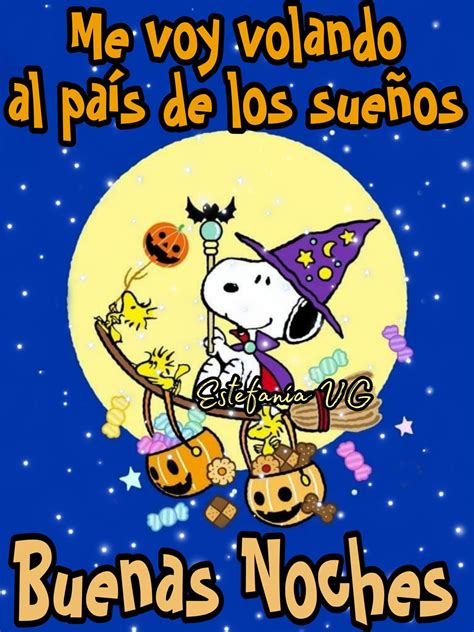 Pin De Estefania Valencia En Snoopy Buenas Noches Con Snoopy Frase