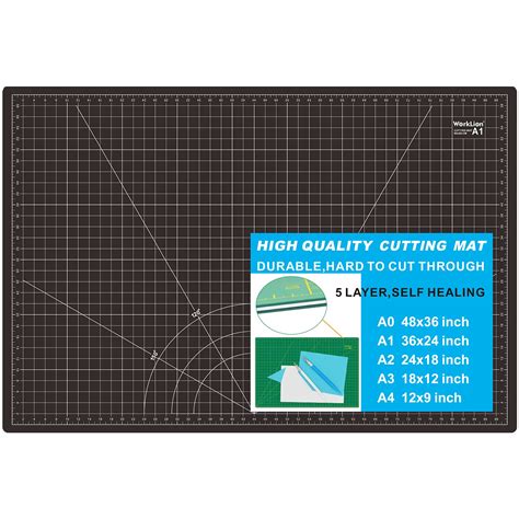 Worklion Self Healing Cutting Mat 24 X 36 Inch Large Double Sided 5