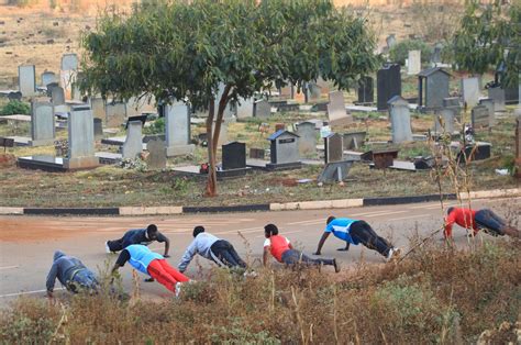The Cemetery That Has Become An Exercise Hotspot In Zimbabwe