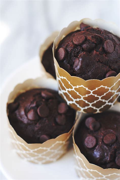 Vegan Double Chocolate Muffins
