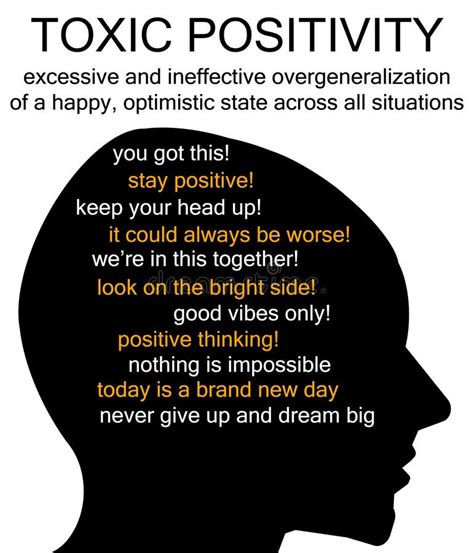 Toxic Positivity Stock Illustration Illustration Of Negativity 239091875