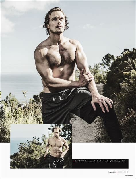 Sam Heughan For Mens Health South Africa Magazine Scans August