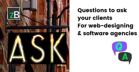 Key Questions To Ask Your Clients For Web Design And Software Agencies