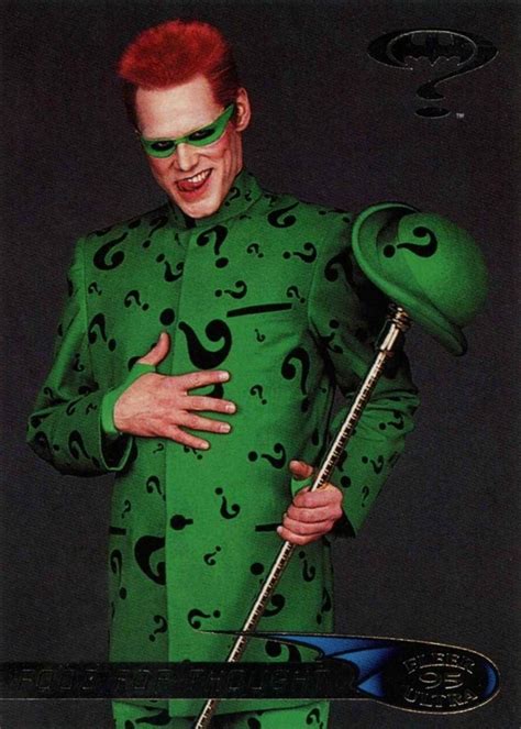 Jim Carrey Ed Nygma Batman Forever 1995 Jim Carrey Riddler Jim