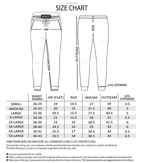 Mens Pants Size Guide Us Yoiki Guide