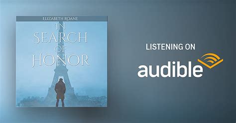 In Search Of Honor By Elizabeth Roane Audiobook
