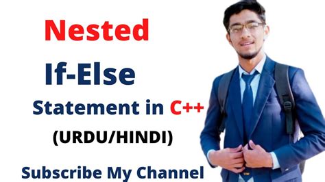 Here is an example that will make you understand it better: Nested if else statement in C++ (URDU/HINDI) - YouTube