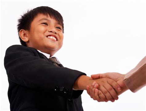 Formal Boy Shaking Hands With An Adult Dublin Oh Preschool
