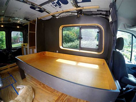 RV Murphy Bed Installation CargoVanConversion