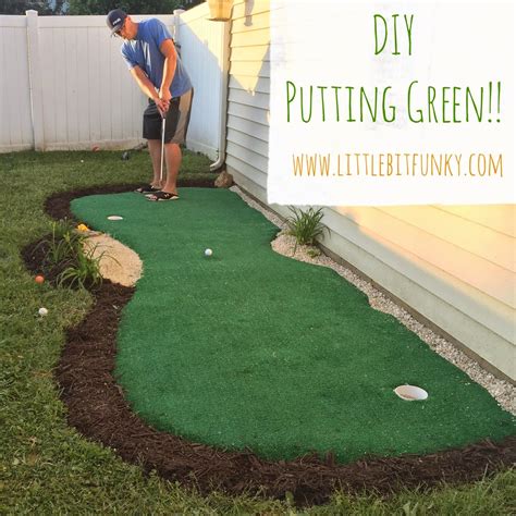 How To Make A Backyard Putting Green Diy Putting Green Green