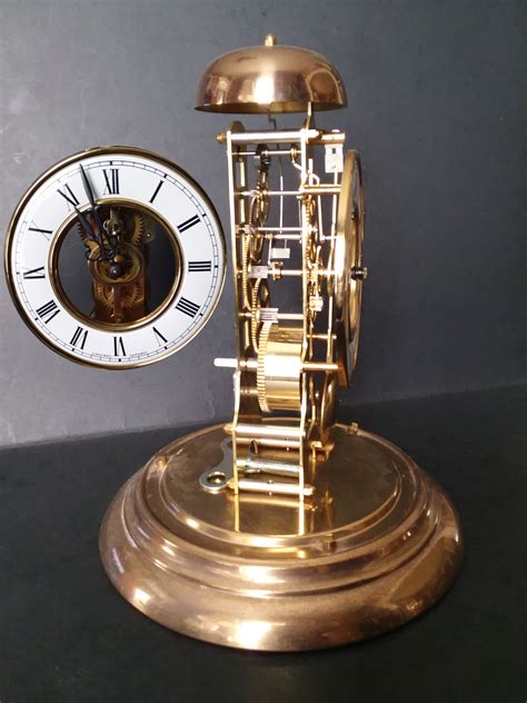 Junghans Pendulum Clock With Hermle 791 681 Skeleton Pendulum Movement
