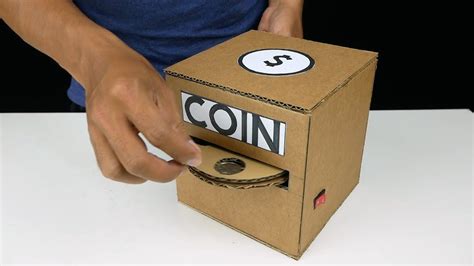 Amazing Saving Coin Box From Cardboard Quickcrafter Saving Coins