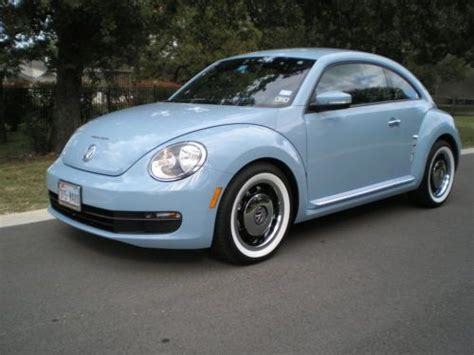 Buy Used 2012 Volkswagen Beetle 1 Owner 19k Miles Denim Blue 1 Color