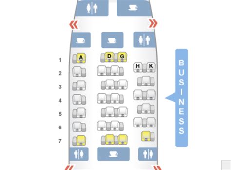 Airbus A330 300 Seating Chart