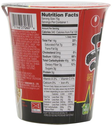 35 Cup O Noodles Nutrition Label Label Design Ideas 2020