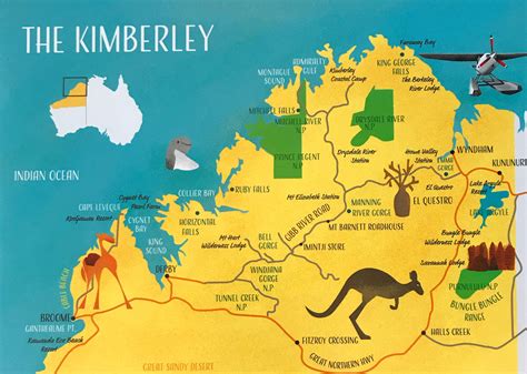 Map Of The Kimberley By Abi Fraser Behance