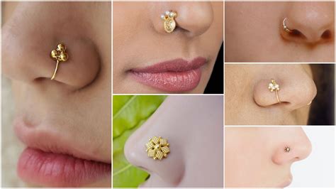 Bridal Gold Nose Ring Designs With Price