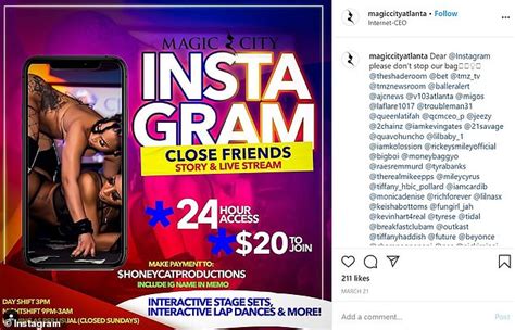 Virtual Strip Clubs Are Popping Up On Instagram With Some Dancers Raking In Up To 18 000