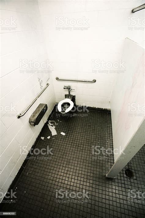 Single Stall In Public Restroom Stock Photo Download Image Now