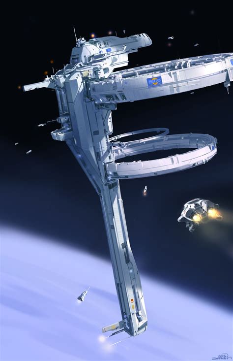 Artstation Halo 5 Space Station Sparth Spaceship Art Space