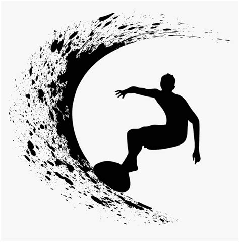 Vector Graphics Surfing Clip Art Illustration Silhouette Surfer Silhouette Vector HD Png