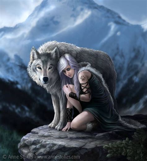 Pin By Autumn Gallimore On Fantasy Art Werewolf Girl Anne Stokes Art