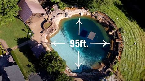 One Mans Epic Journey To Build A 500000 Gallon Backyard Pool