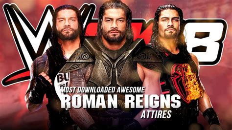 Most Downloaded Awesome Roman Reigns Creations In Wwe 2k18 Shield