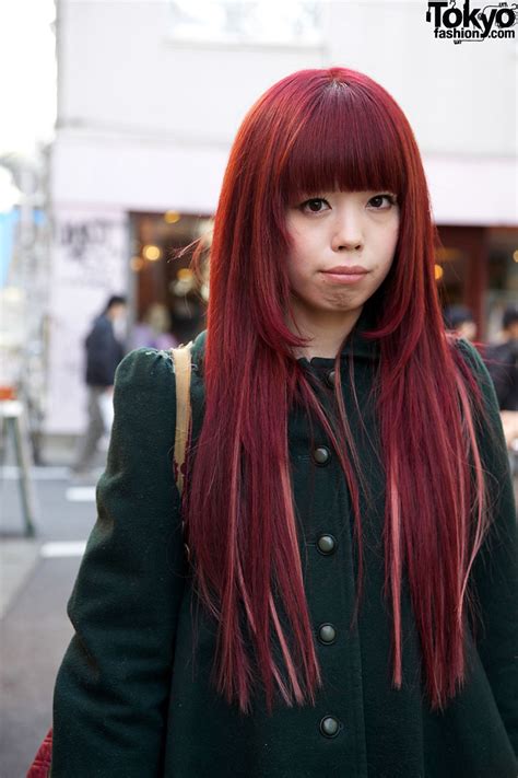 25 of the absolute best anime girls with white hair. Long Red Hair & Green Liz Lisa Dress in Harajuku - Tokyo ...