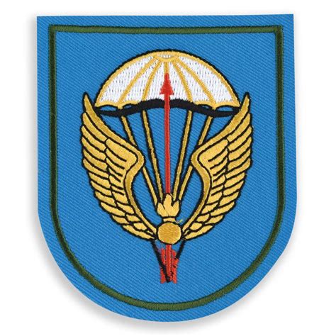 Знак фрачник вдв (орел, парашют, самолеты). Купить Нарукавный вышитый знак ВДВ 31 ОДШБр в «Атрибутии»