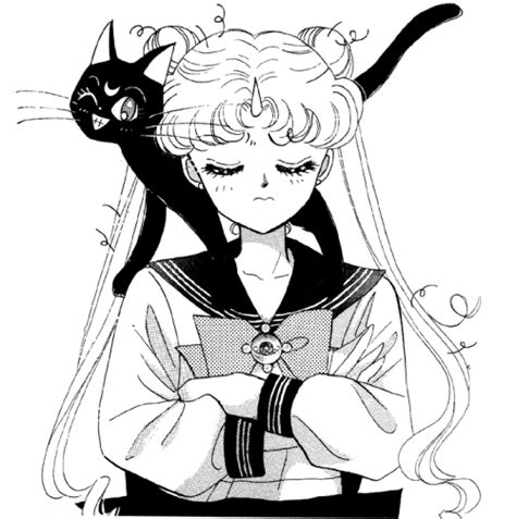 Luna Sailor Moon Usagi Tsukino Sailor Moon Manga Usagi And Luna Sealynn