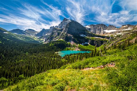 Images Usa Glacier National Park Nature Mountains Park Lake Scenery