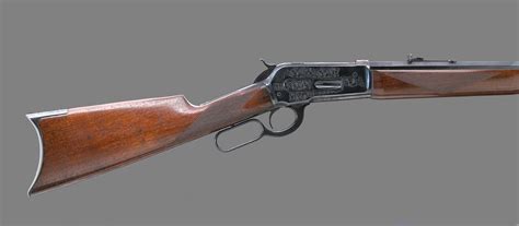 A Custom Engraved Winchester Model 1886 Lever Action Rifle Auctions